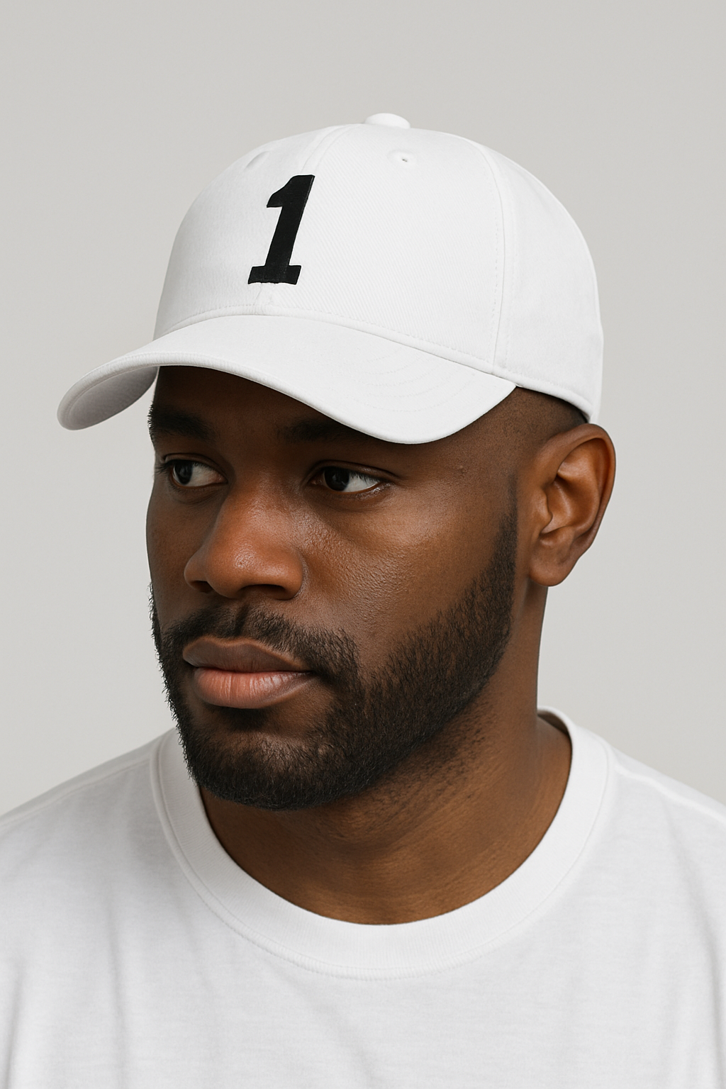 Classic White Unisex Logo Hat