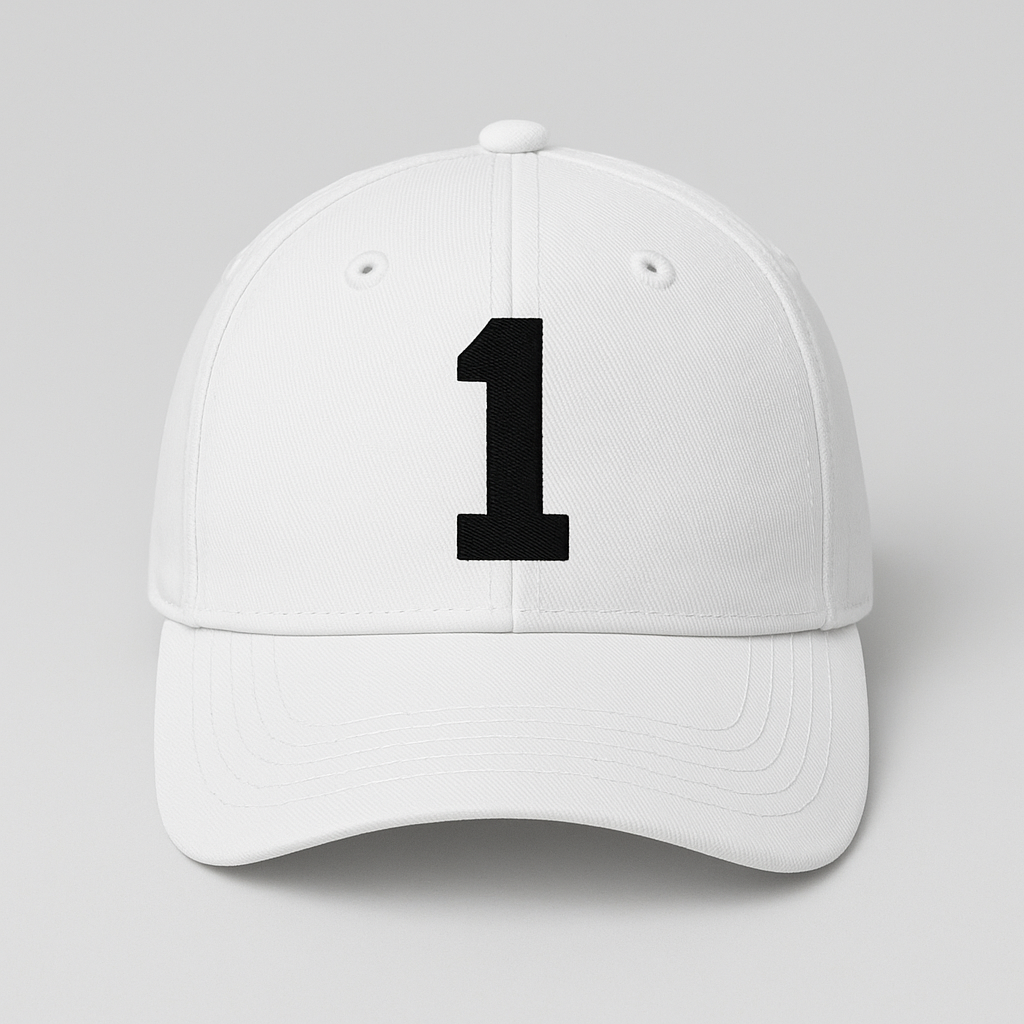 Classic White Unisex Logo Hat