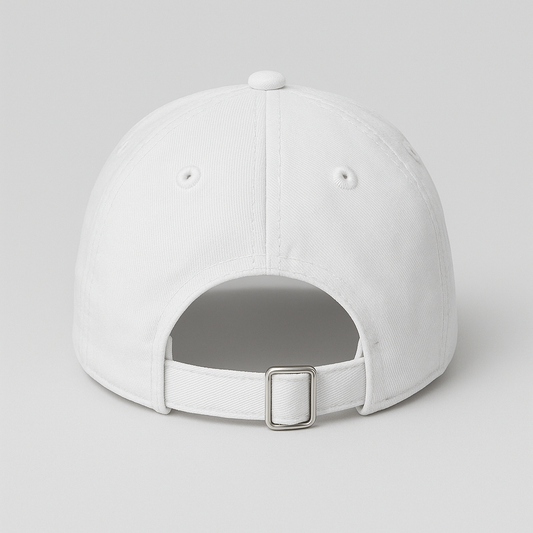 Classic White Unisex Logo Hat