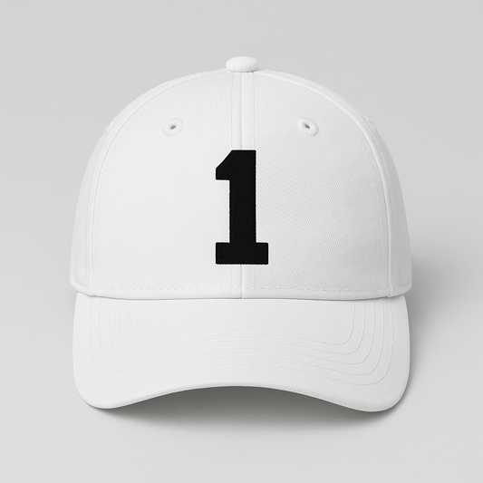 Classic White Unisex Logo Hat
