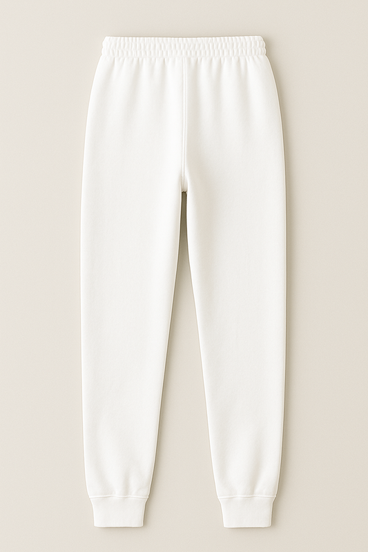 Classic White Unisex Sweatpants